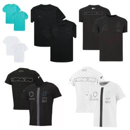 Summer F1 Team T-shirt Formula One Short Sleeve Racing Suit Men's Plus Size Custom Fan Shirt