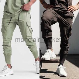 Men's Jeans Mens Cargo Pants Casual Pockets Track Pants Sports Gym Harem Joggers Pants J230915