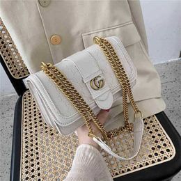 50% off clearance sale Net red Korean new foreign air pressure flower women's chic chain small square bag Single Shoulder Messenger Bag model 258