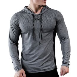 Men's Hoodies Sweatshirts 2023 Mens Fitness Tracksuit Running Sport Hoodie Gym Joggers Hooded Workout Athletic Clothing Muscle Training Sweatshirt Tops 230914