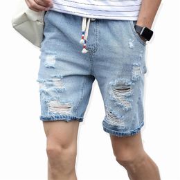 2016 Men's cotton thin denim shorts New fashion summer male Casual short jeans Soft and comfortable casual shorts shippi2118