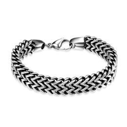 Stainless Steel Bracelets Figaro Chain Link Human Like Punk personality Lobster Buckle Bracelet Men's Birthday Father's 319Y