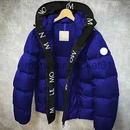 Mens Down Parkas Luxury designer mens down jacket womens hooded letters embroidered puffer jacket casual couple style thickened warm winter jacket down jacket top c