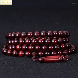 Strand India Lobular Rosewood 8mm Bracelet High Density Belt Gold Star 108 Beads Hand String Men And Women Wholesale Anime