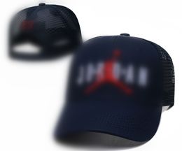 Men's Fashion Baseball Hat Designer Hat Women's Slim Fit Hat Adjustable Men's Casual Beanie Hat Sports mesh Cap J1