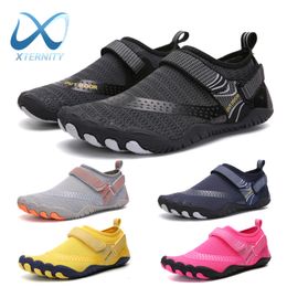 Hiking Footwear Summer Elastic Quick Dry Aqua Shoes Unisex Swimming Water Wading Shoes Men Upstream Swimming Shoes Beach Barefoot Slippers Women 230915