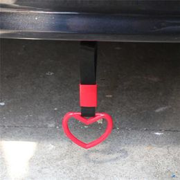 1 PCS Tsurikawa Ring Heart JDM Train Bus Handle Hand Strap Drift Charm Strap Drift Auto Accessories Car Styling306g