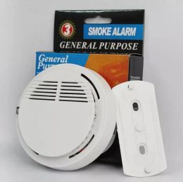 wholesale Smoke Detector Alarms System Sensor Fire Alarm Detached Wireless Detectors Home Security High Sensitivity Stable LED with 12 LL