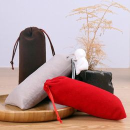 Jewellery Pouches Bag Drawstring Gift Velvet Packaging Ring Jewellery Pouch Pendant