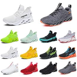 running shoes for men breathable trainers black royal blue teal green red white Beige Dlive mens fashion sports sneakers thirty-six