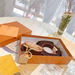 Popularity style printing With metal Dog Collars Leashes Dog Harness Large size comes withs box Handmade leather Designer Dogs Sup259R