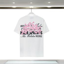 2023 Designer Stylist T Shirts Men Fashion Rainbow Letter Print T-Shirts Mens Women Short Sleeved Hip-Hop Streetwear Cotton Tee Sh248u