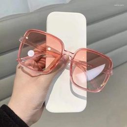 Sunglasses Rice Nail Square Round Face Female Sun Glasses Travel Camping Hiking Anti-ultraviolet Shades