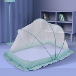Crib Netting Mosquito Net Encrypted Children Yurt Free Installation Portable Foldable Cribs Tent Cradle Bed Sleeping Pad 230927