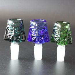 Pharaoh Mummy Glass Bowl For Hookahs Bong 14mm 18mm joint male nail bowls pieces banger three Colours bongs smoking pipes ZZ