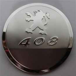 High quality stainless steel car fuel tank cover fuel tank sticker oil tank cap For peugeot 206 307 308 3008 408170u