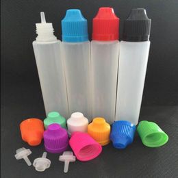15ml 30ml eliquid bottle dropper PE plastic empty pen style bottle with Colourful caps e juice bottles Cisdl
