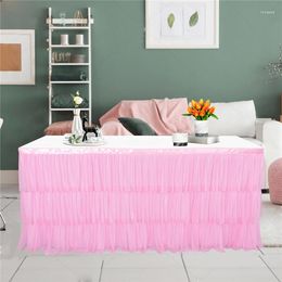 Table Skirt 6ft Sweet Accessories Candy Tablecloths For Events Birthday Party Decoration Wedding Supplies Background Pography El