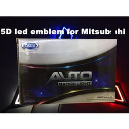 5d LED Car badges 12V Styling Sticker Signal Badge White Red Blue Auto Accessories Size 76x87mm250Y