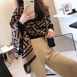 20% OFF East Gate Tiktok Online Live Broadcast Double sided Cashmere Scarf Simple Letter Warm Large Shawl Long Waist{category}