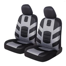 Car Seat Covers 2PCS Universal Front Protector Cover Full Set Auto Breathable Interior Accessories For SUV Truck