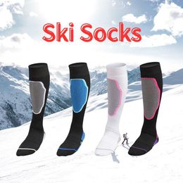 Men's Socks 1 Pair Winter Warm Ski Outdoor Thickened Sports Hiking Stockings For Women Men Breathable Snow Travel