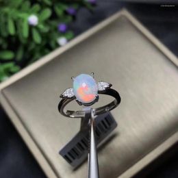 Cluster Rings Shop Products Recommended By The Owner Natural Opal Woman Change Fire Color Mysterious 925 Silver Adjustable Size