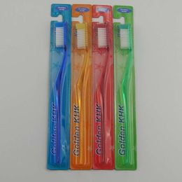 Toothbrush DRPERFECT 12PcsTray Transparent Hard Bristle Travel Smoking Oral Care Double Home Use Cleaning 230915