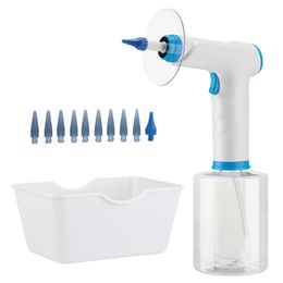 Other Health Beauty Items Electric Ear Cleaner Kit Care Water Irrigation Automatic Earwax Remover For Adults Child Canal Wash 4 Pressure Mode 230915