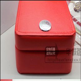 Whole 2021 Luxury WATCH Boxes New Square Red box For Watches Booklet Card Tags And Papers In English246W