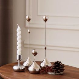 Candle Holders Nordic Holder Decorations Dinner Table Centrepieces Metal Candles Stand Vintage Wedding Party Candelabros Home Decor