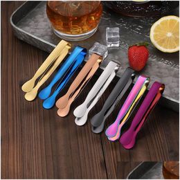 Other Bar Products 304 Stainless Steel Sugar Cube Ice Tongs Small Clip Mini Tweezer El Supplies Kitchen Drop Delivery Home Garden Dini Dhsh5