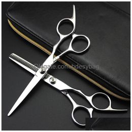 Scissors Professional 6 Inch Japan 4Cr Hair Cut Cutting Salon Makas Barber Thinning Shears Hairdressing Drop Delivery Home Garden Tool Dhysa