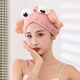 Towel Wholesale Dry Hair Hats Coral Velvet For Women Substitute Water Absorbing Cartoon Animal Adult Shower