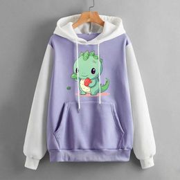 Women's Hoodies Knitted Dress Women Winter Cute Print Sweatshirt Long Sleeve Pullover Hoodie Top Soft Peach Sweater