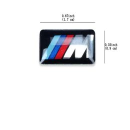 Car styling M power Series Logo Sticker Emblem Badge Chrom 1 3 4 5 6 7 E Z X M3 M5 M6 Mline for BMW M2146