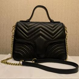 Luxury Designer Shoulder Bags New Style Marmont Shoulder bags Women Gold Chain Cross Body Designer Bag Leather Handbags Purse 2023 Messenger Designer Tote Bag