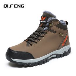 Dress Shoes Winter Men's Outdoor Hiking Boots Tourism Camping Sports Hunting Warm Footwear Fashion Large Anti Slip Durable Sports Shoes 230915