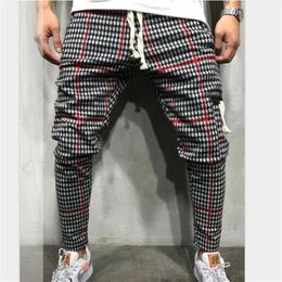 New Gyms Clothing Men Pants Men Fashion Jogger Pants Skinny Casual Trousers Sweatpants Plus Size M-3XL217v