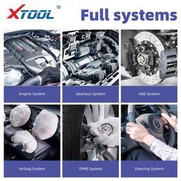 XTOOL PS80 Professional OBD2 Automotive Full System Diagnostic Tool ECU Coding Ps 80 Update Online301G