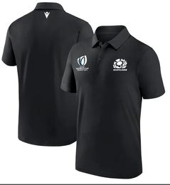 Hot sale RWC 2023 Scotland rugby Polo shirt adult mens size S--XXXL