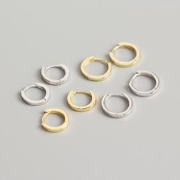 Stud Earrings Original 925 Sterling Silver 14k Gold 88/78mm Ring For Women Ear Piercing Luxury Jewelry Accessories