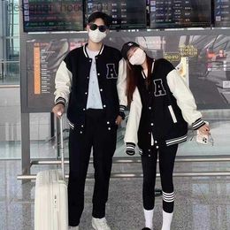 Womens Jackets The new 2022 han edition men and women lovers in spring and Summer Couple Baseball Uniform Jacket 2022 Style Korean Version Student Loose Versatile Con