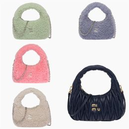 Top quality Fashion style bags casual Handbag Womens classic chain Cross body Shoulde bag luxury designer Mi Wander Sheepskin Mini221c