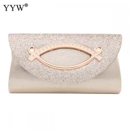 Evening Bag Clutch Diamond Sequin Female Crystal Day Wedding Purse Party Banquet Black Gold Silver Clutches 230915