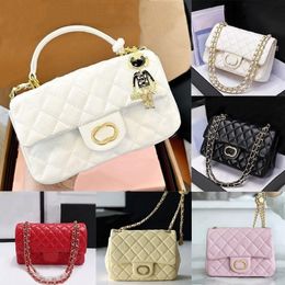 designer bag Shoulder Bag Luxury Handbags Totes Bags chain bag Clutch Flap Women Cheque Velour Thread Purse Double Letters Solid Hasp Waist Squ d8EZ#