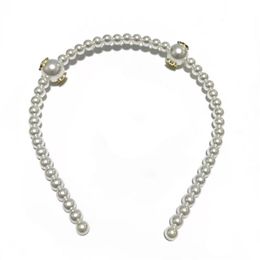 Korean hand-made white pearl headbands C hair hoop elegant and simple hair band hairpin for ladies Favourite decoration head orname329Z