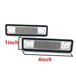 2PCS Car 18 LED Licence Plate Lights 12V White Number Plate Lamp For Opel Astra G Astra F Corsa B Zafira A Vectra B For Omega A319V