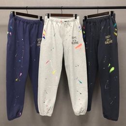 Correct version Gary dept splash paint pants casual sports pants men's and women's same style meichaogao Street XYM279b