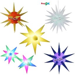 -Star Inflatable Hanging Balloon Led Colour Changing Party Wedding Stage Ceiling Decoration
